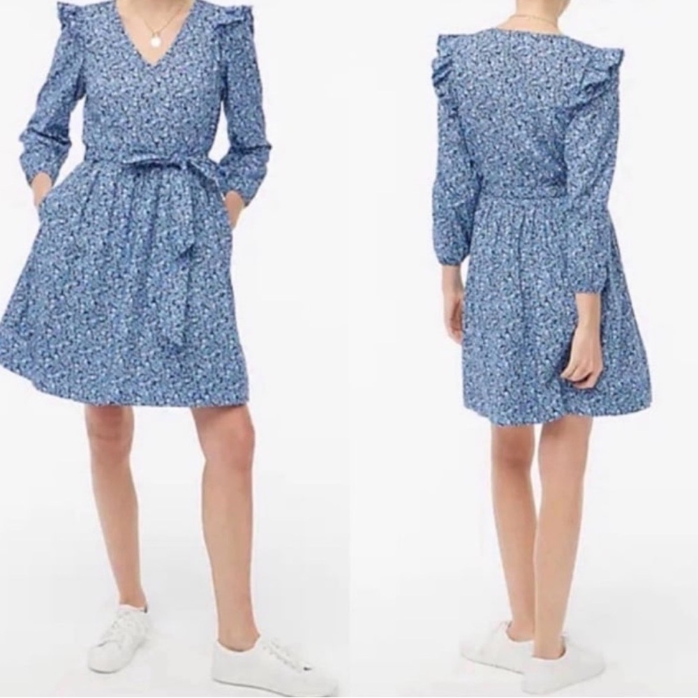 J.Crew Factory Lightweight Cotton Puff-Sleeve Mini Dress – NWT – Size Small